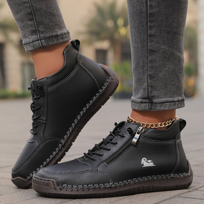 Zapatillas ortopédicas femeninas con cremallera, ligeras y cómodas