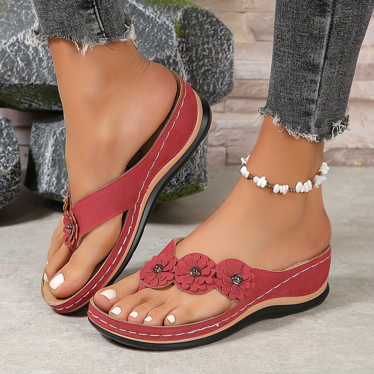 Sandalias Ortopédicas Antideslizantes Para Mujer - Comodidad Perfecta