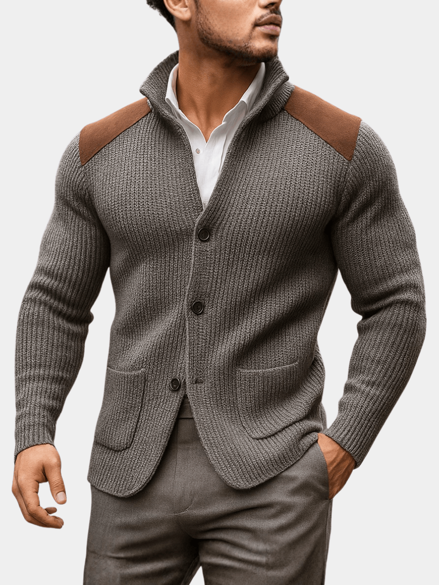 Sven | Chaleco de Punto con Estilo Moderno para Hombre de Otoño