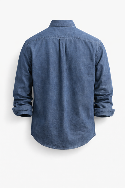 Camisa de lino con botones para hombre - fresca y elegante
