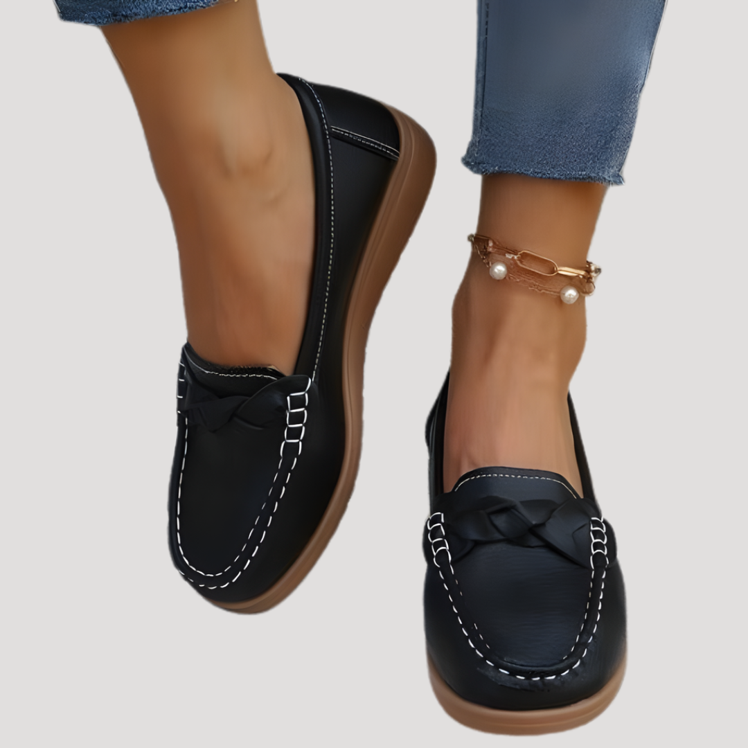 Zapatillas mocasines sin cordones para mujer - Sofisticación sin esfuerzo
