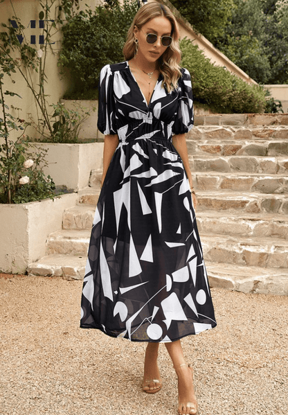 Vestido largo favorecedor para mujer, cómodo y versátil para diario o viaje
