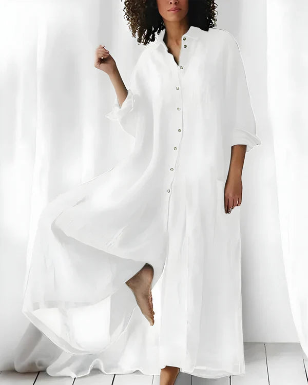 Mono camisero ancho de estilo relajado