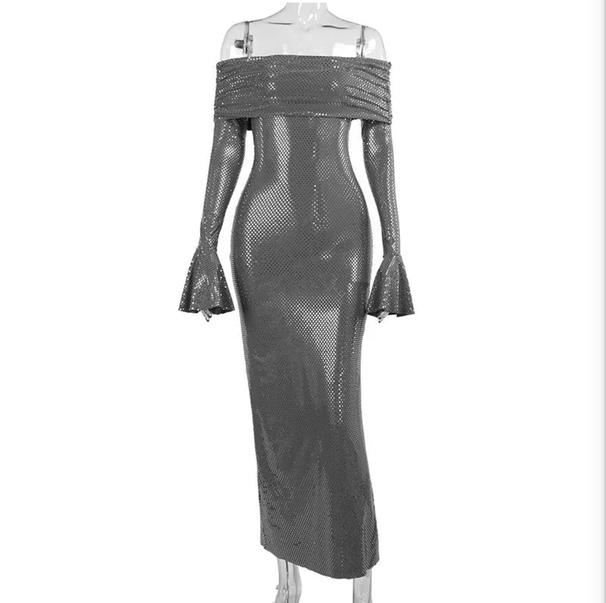 Vestido de lentejuelas para mujer, elegante y brillante para fiesta o gala