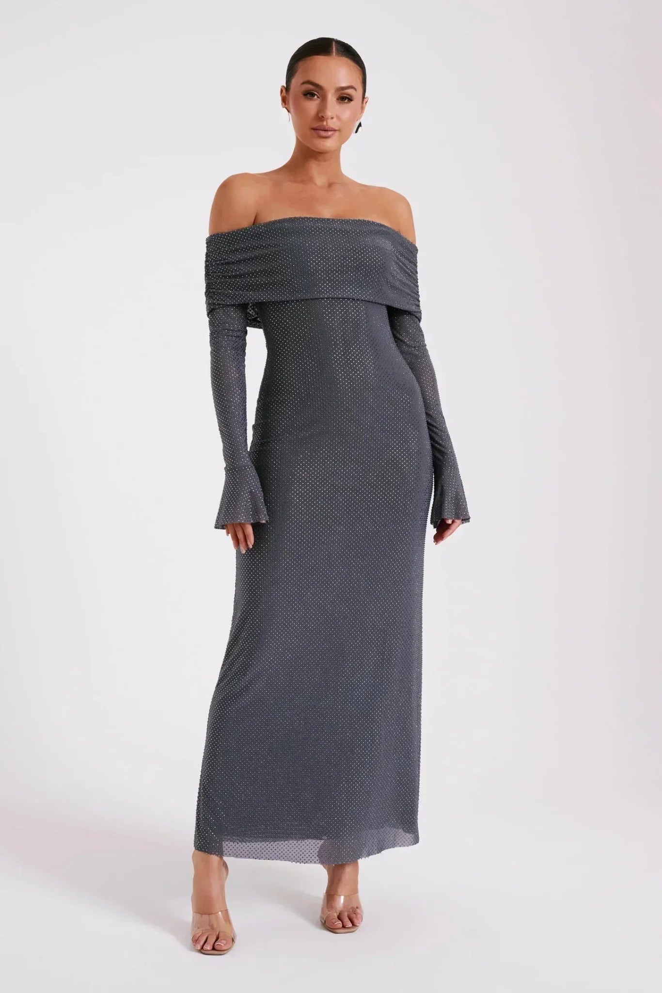 Vestido de lentejuelas para mujer, elegante y brillante para fiesta o gala