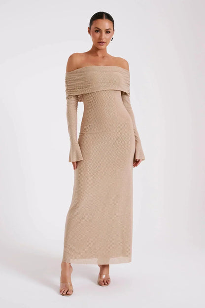 Vestido de lentejuelas para mujer, elegante y brillante para fiesta o gala