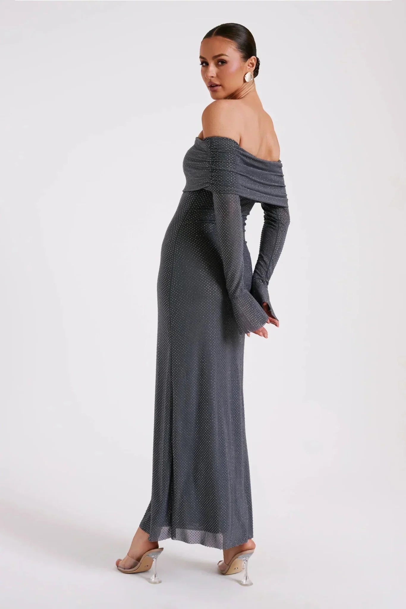 Vestido de lentejuelas para mujer, elegante y brillante para fiesta o gala