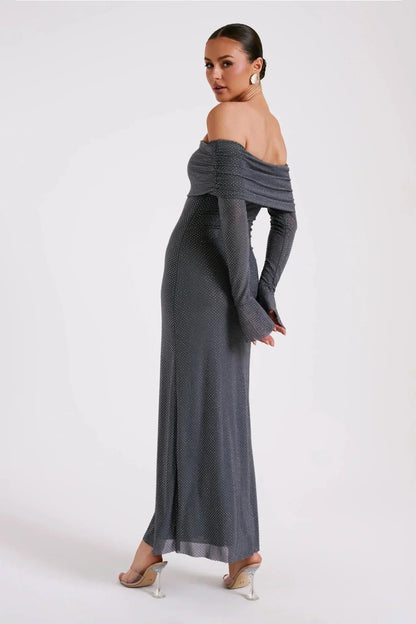 Vestido de lentejuelas para mujer, elegante y brillante para fiesta o gala