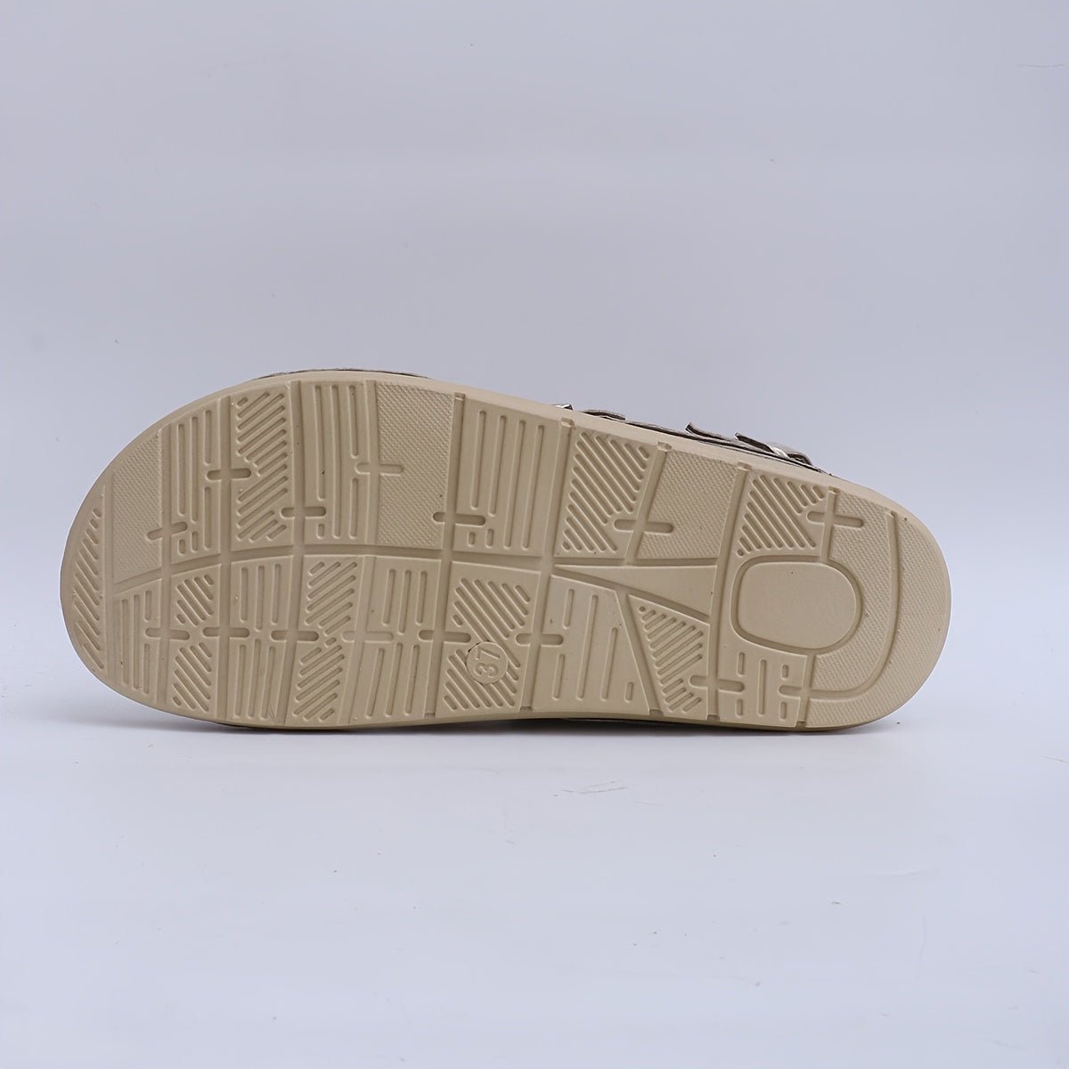 Sandalias planas con doble hebilla ajustable para mujer