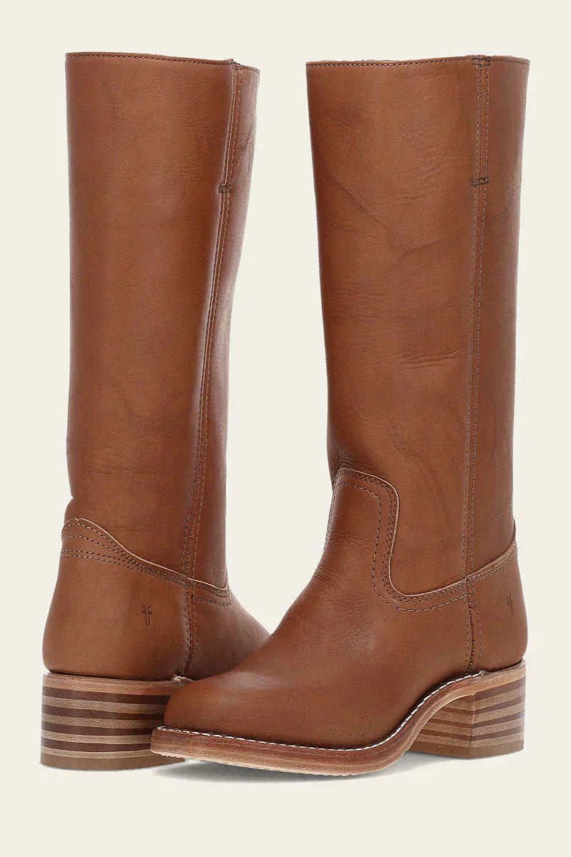 Lucía | Botas de Cuero Exclusivo con Suela Flexible y Tacón Elegante para Mujer