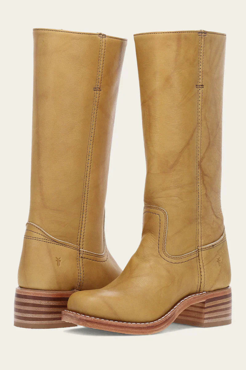 Lucía | Botas de Cuero Exclusivo con Suela Flexible y Tacón Elegante para Mujer
