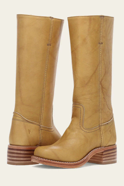 Lucía | Botas de Cuero Exclusivo con Suela Flexible y Tacón Elegante para Mujer