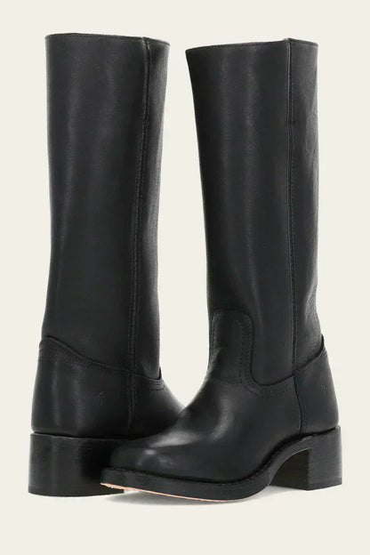 Lucía | Botas de Cuero Exclusivo con Suela Flexible y Tacón Elegante para Mujer