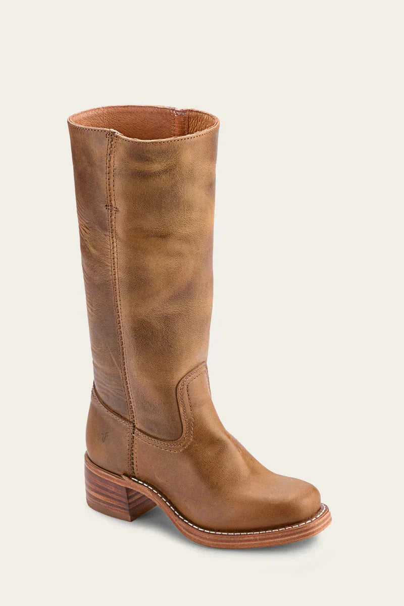 Lucía | Botas de Cuero Exclusivo con Suela Flexible y Tacón Elegante para Mujer