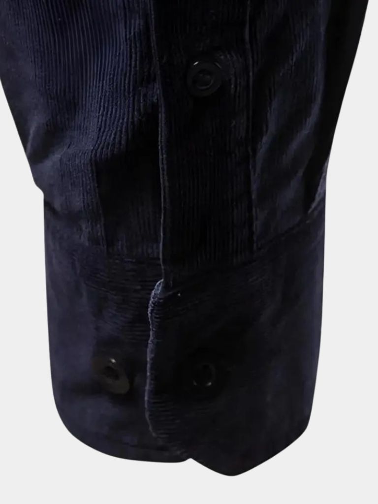 Camisa de pana para hombre, estilo casual business y versátil