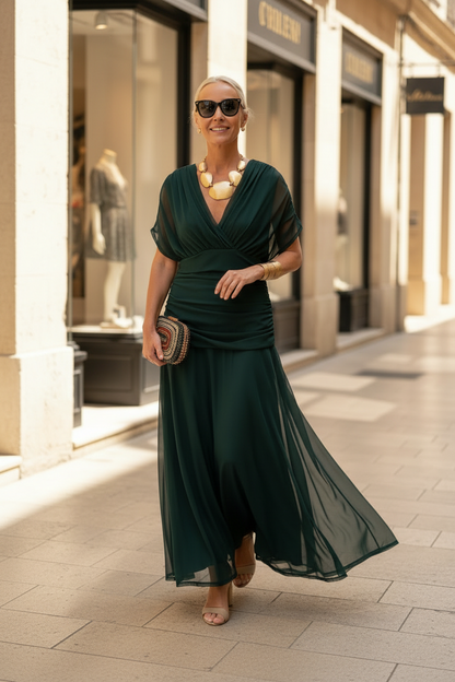 Vestido maxi elegante para mujer, cómodo y ligero para verano o fiesta