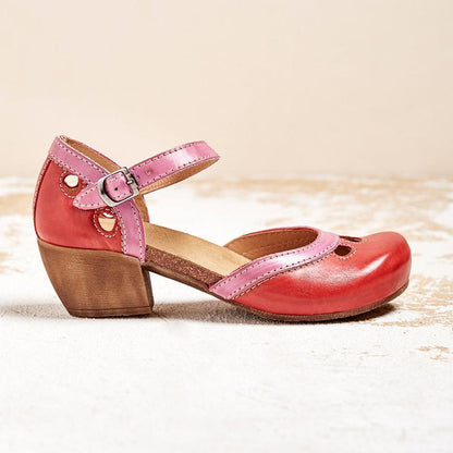 Sandalias planas ortopedicas de tacon bajo para mujer - comodidad maxima