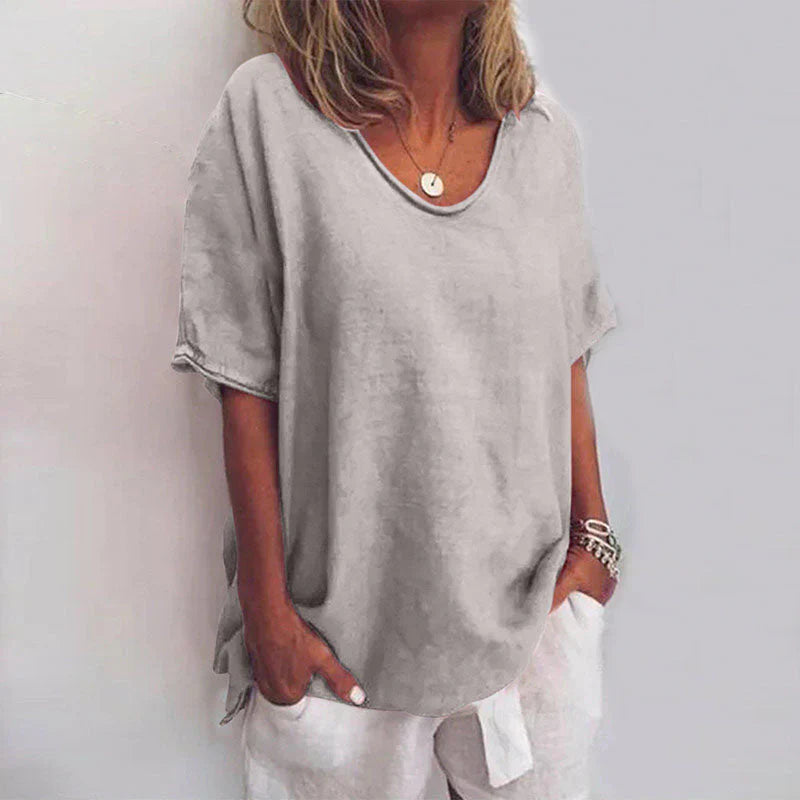 Camisa holgada para mujer, cómoda y versátil para uso diario