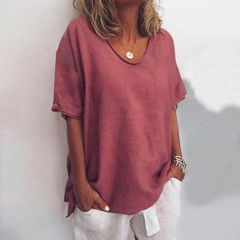 Camisa holgada para mujer, cómoda y versátil para uso diario
