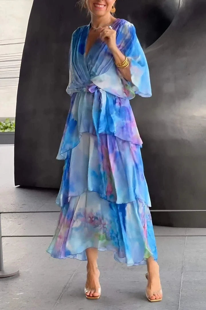 Vestido Elegante Estilo Veraniego Confeccionado Especial Diseño de Colección Verano
