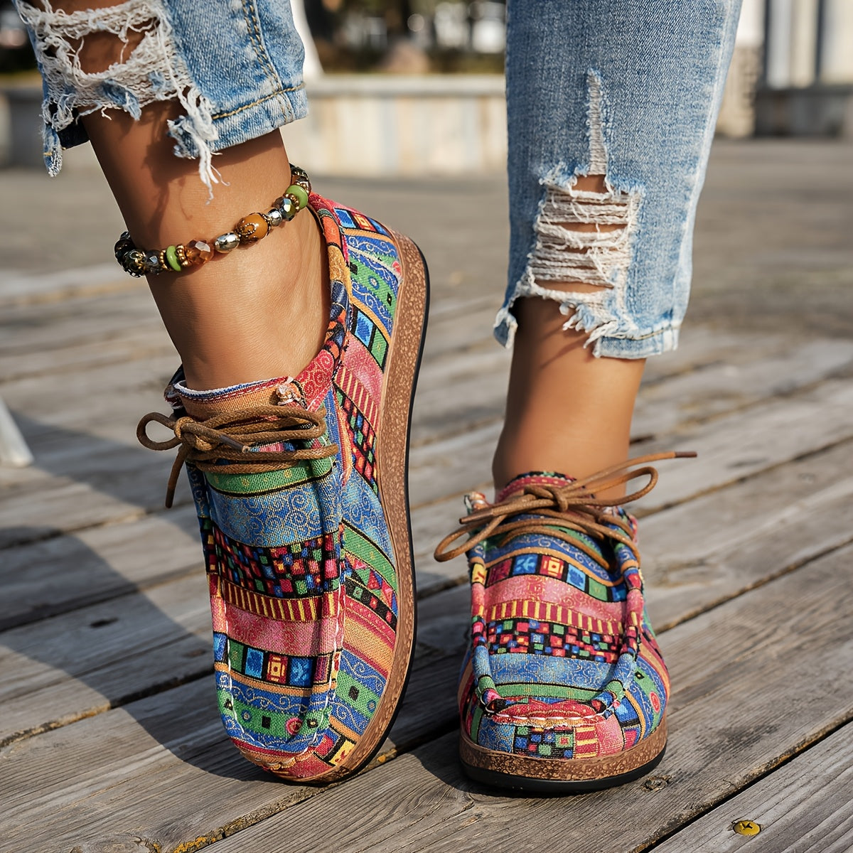 Patch | Zapatillas Patchwork de Primavera Casuales Confort
