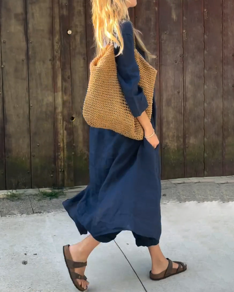 Conjunto elegante y cómodo para mujer, versátil y moderno para uso diario