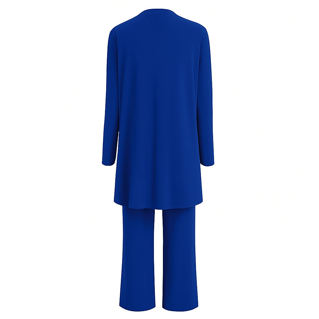 Conjunto Cárdigan Longline Top Pantalón