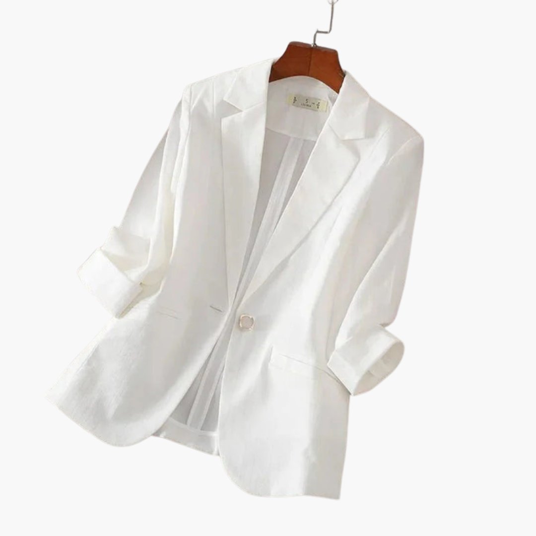 Ropa de verano Blazer Elegante Estilo Clásico Verano de Línea Elegante