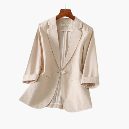Ropa de verano Blazer Elegante Estilo Clásico Verano de Línea Elegante
