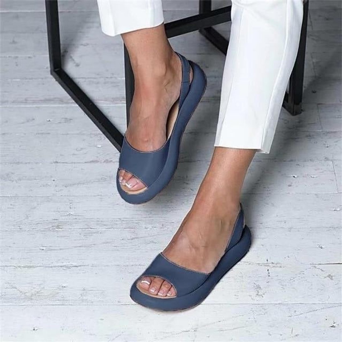 Darla | Sandalias con Tira en el Talón y Punta Abierta para Mujer