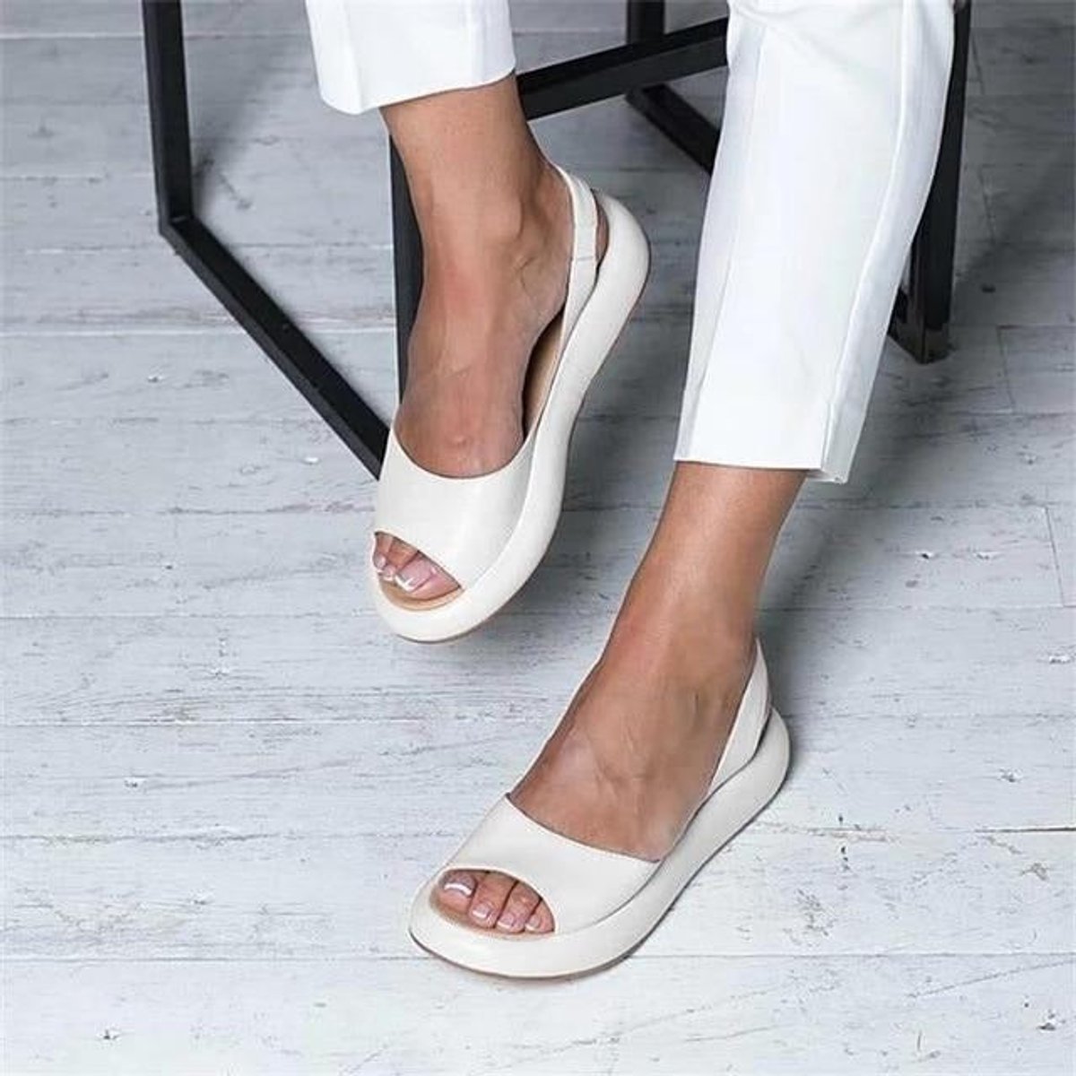 Darla | Sandalias con Tira en el Talón y Punta Abierta para Mujer
