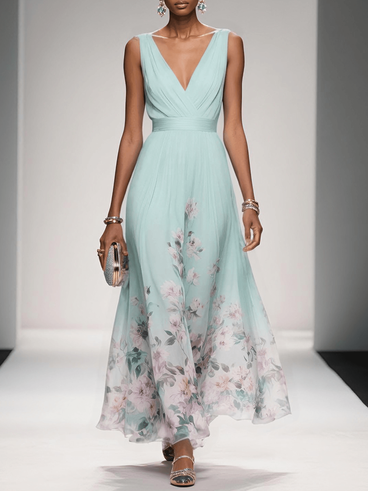 Vestido Invitada Estampado Floral | Estilo Elegante para Mujer
