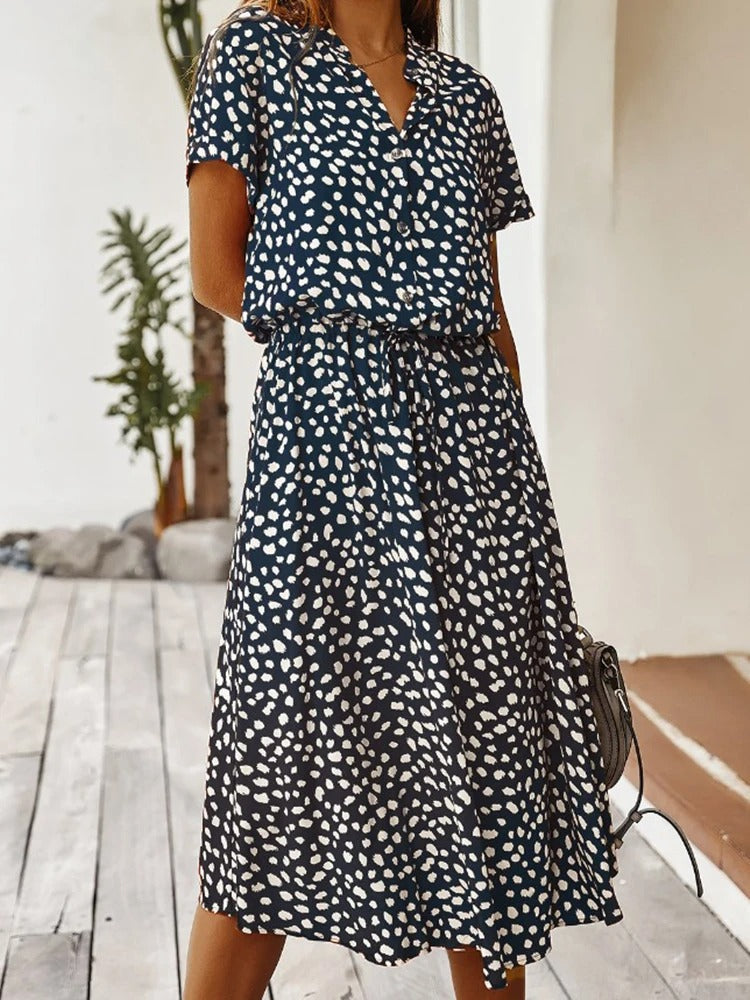 Vestido veraniego cómodo y elegante - fresco para los días cálidos