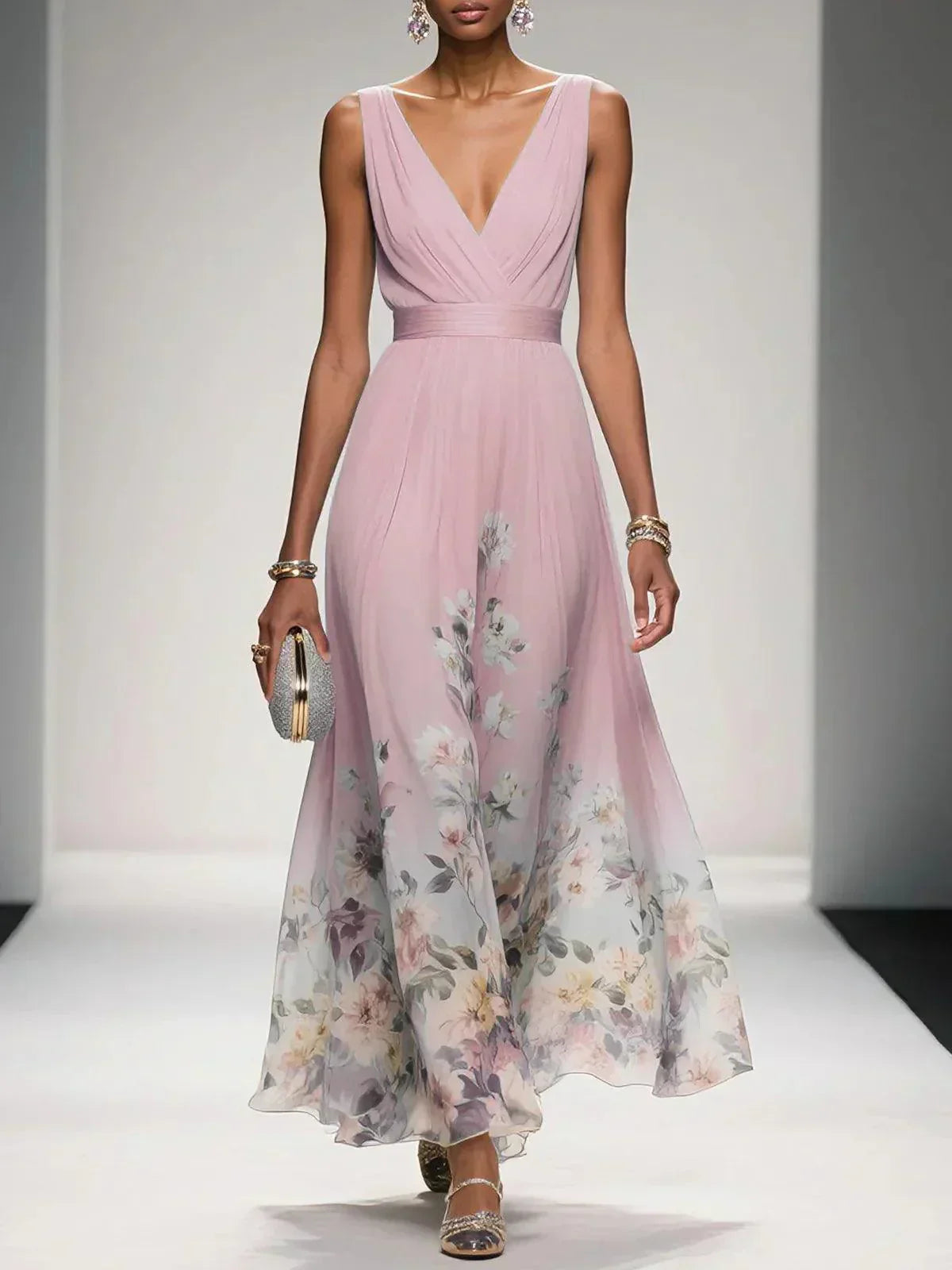 Vestido Invitada Estampado Floral | Estilo Elegante para Mujer