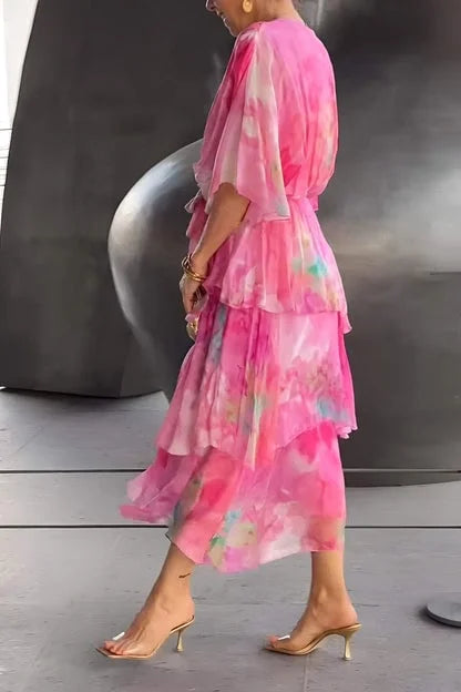 Vestido Elegante Estilo Veraniego Confeccionado Especial Diseño de Colección Verano