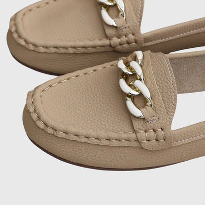 Loafers ortopédicos femeninos con plantilla acolchada y suela antideslizante, versátiles y confortables para caminar