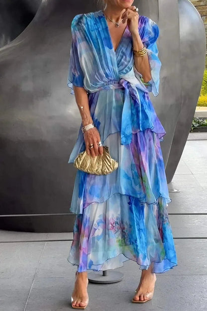 Vestido Elegante Estilo Veraniego Confeccionado Especial Diseño de Colección Verano
