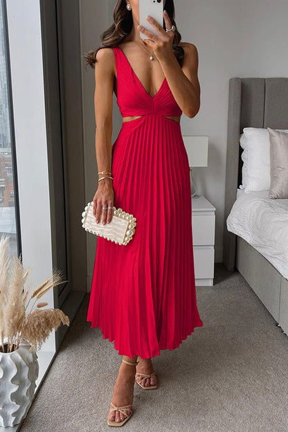 Vestido maxi elegante para mujer, ligero y sofisticado para fiesta o verano