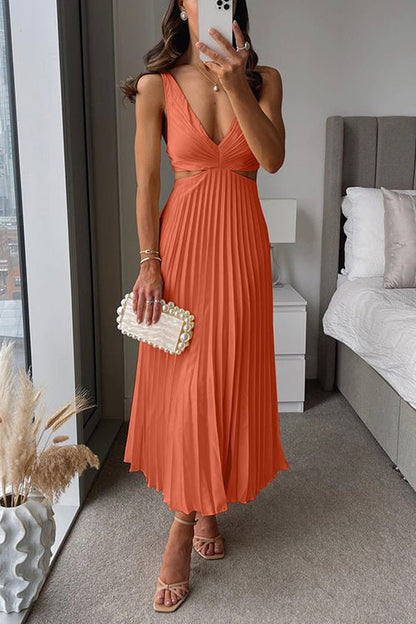 Vestido maxi elegante para mujer, ligero y sofisticado para fiesta o verano