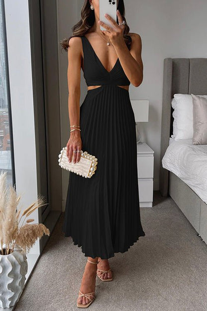 Vestido maxi elegante para mujer, ligero y sofisticado para fiesta o verano