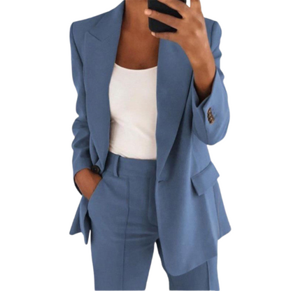 Enna | Conjunto de Blazer y Pantalón Elegante Oficina Formal