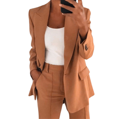 Enna | Conjunto de Blazer y Pantalón Elegante Oficina Formal
