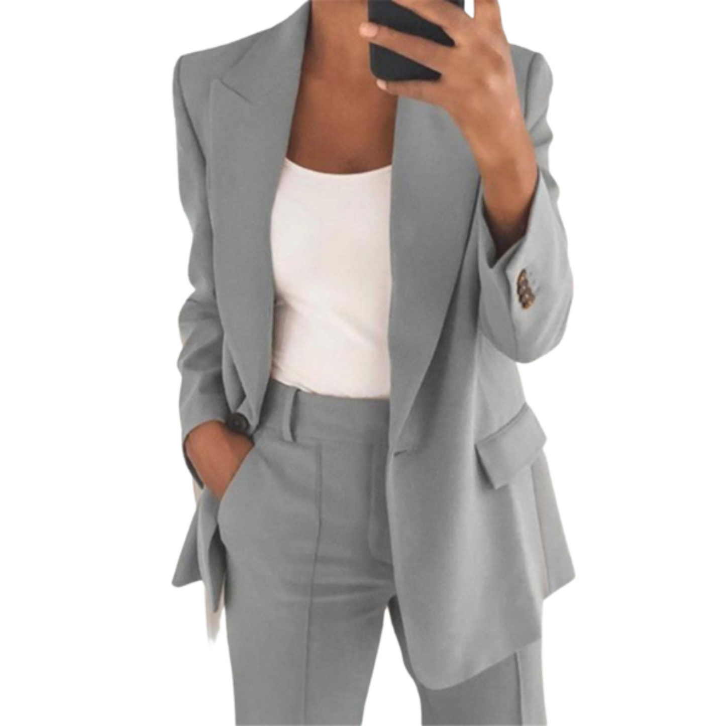 Enna | Conjunto de Blazer y Pantalón Elegante Oficina Formal