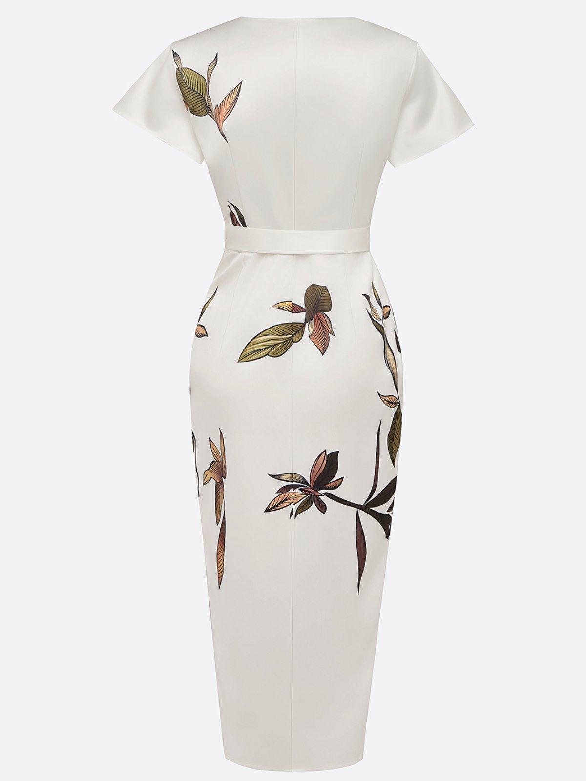 Vestido Envolvente Elegante Para Mujer - Estilo Chic