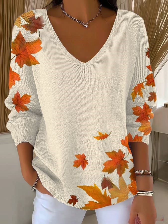 Cárdigan de Punto Fino Cuello en V Estilo Capas para Mujer