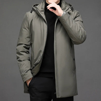 Chaqueta hombre de invierno atemporal, confortable y cálida para frío
