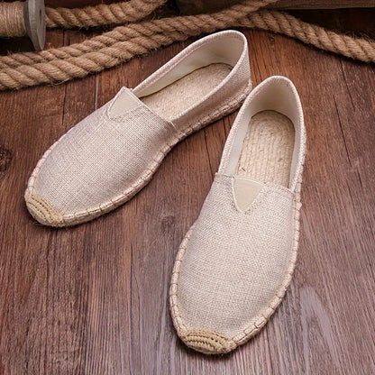 Alpargatas masculinas elegantes, estilo moderno y versátil