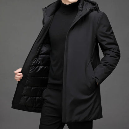 Chaqueta hombre de invierno atemporal, confortable y cálida para frío