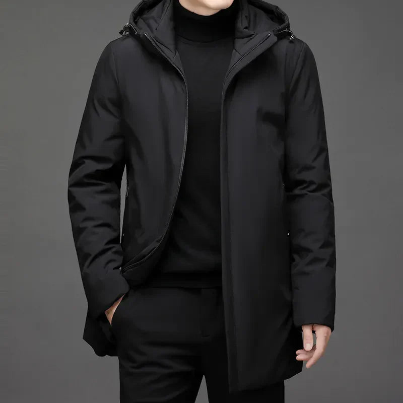Chaqueta hombre de invierno atemporal, confortable y cálida para frío