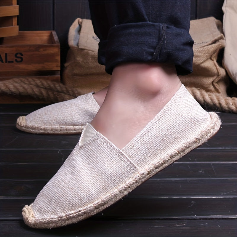 Alpargatas masculinas elegantes, estilo moderno y versátil
